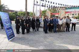 تجدید میثاق جهادگران جهاددانشگاهی اصفهان با شهدا