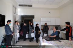 دیدار جهادگران اصفهان با جانبازان سرافراز در آسایشگاه شهید مطهری