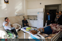 دیدار جهادگران اصفهان با جانبازان سرافراز در آسایشگاه شهید مطهری